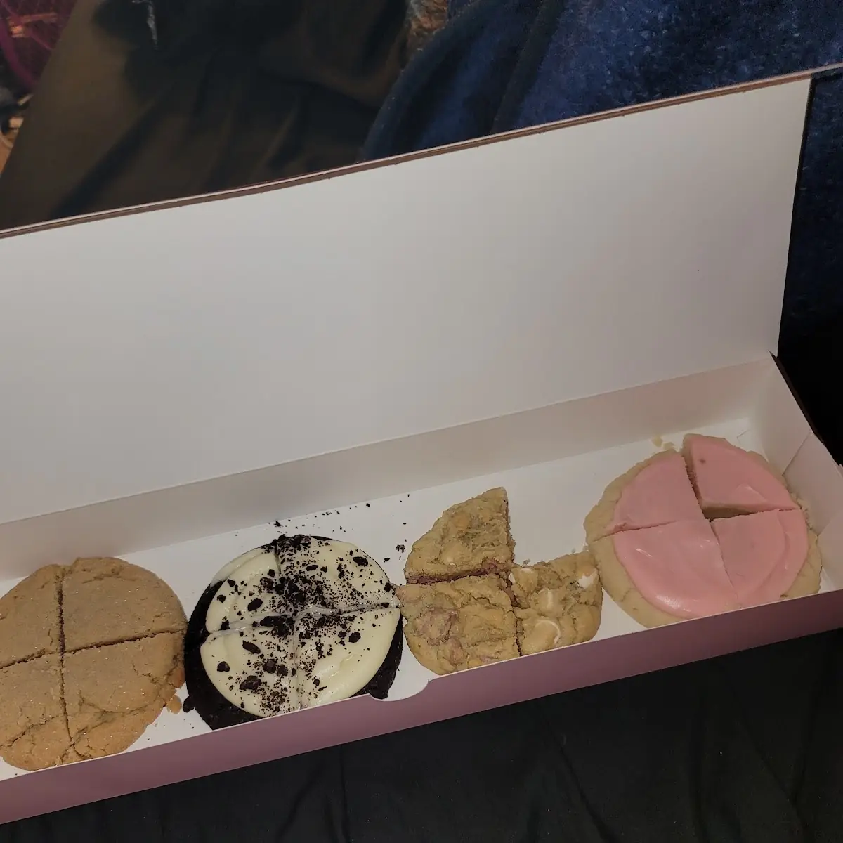 Ulimate Peanut Butter Chocolate Oreo Ruby White Chocolate Pink Sugar Cookies