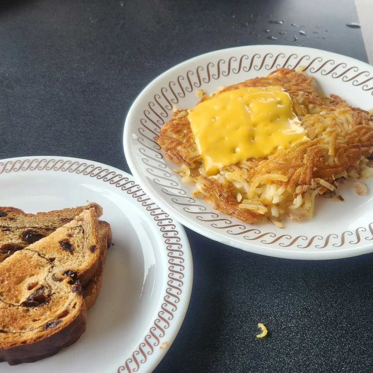Cheese N' Eggs with Raisin Toast