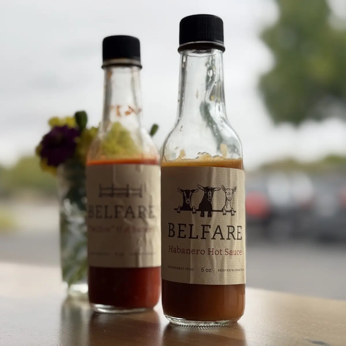 Bottle of Hot Sauce