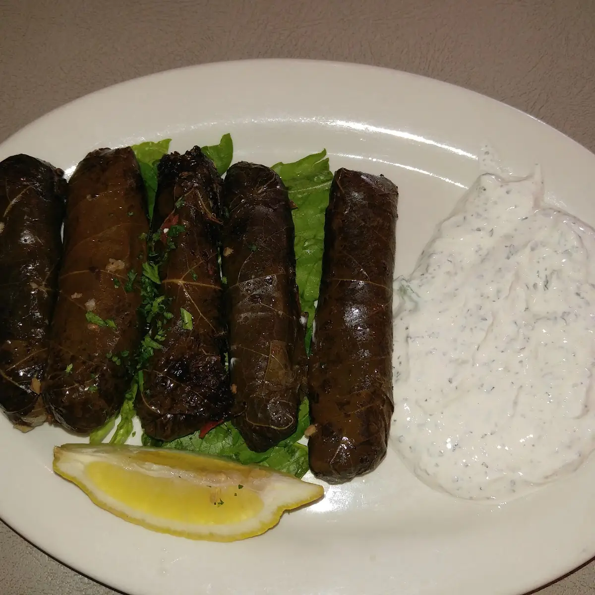 Meat Stuffed Grape Leaves