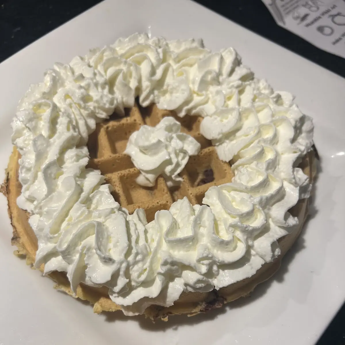 Banana Split Waffle