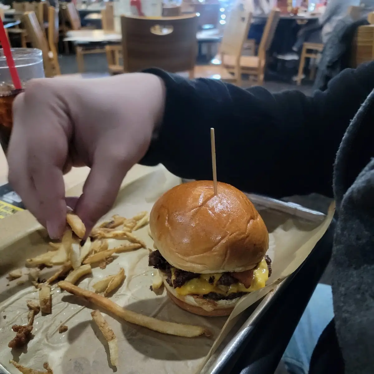 Double Cheeseburger with Fries