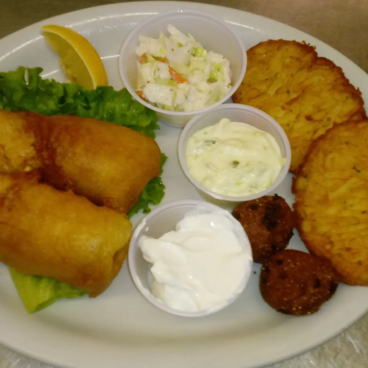 Beer Batter Cod Dinner