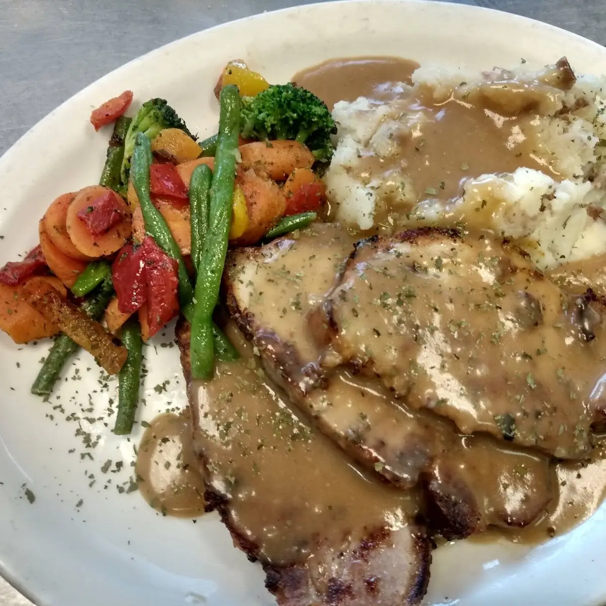 Roast Pork Loin Dinner