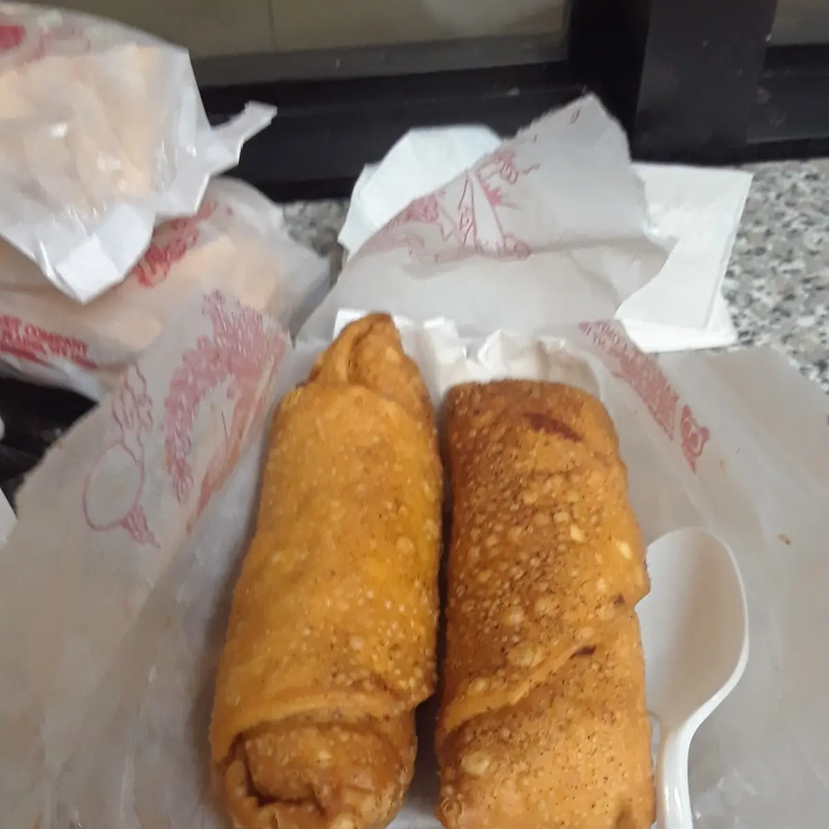 Roast Pork Egg Roll