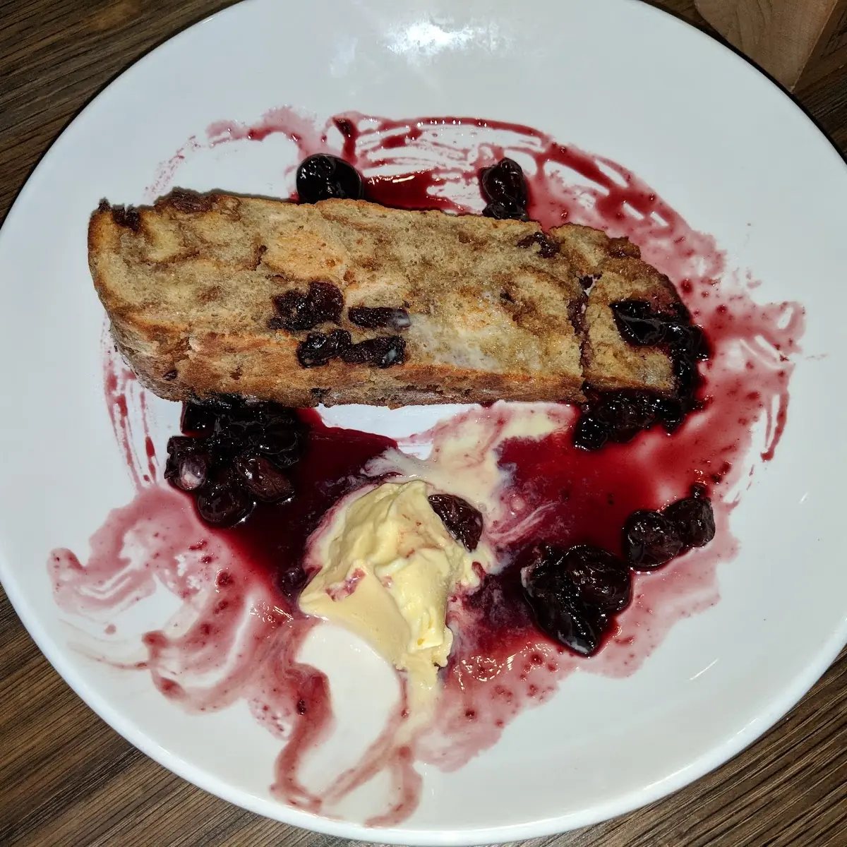 Cherry Bread Pudding