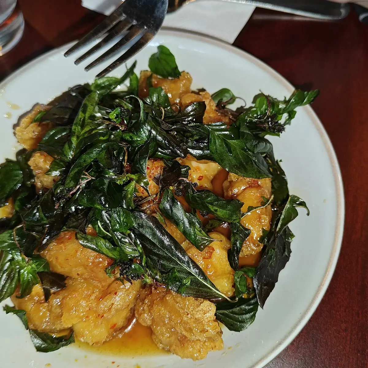 Basil Crispy Chicken