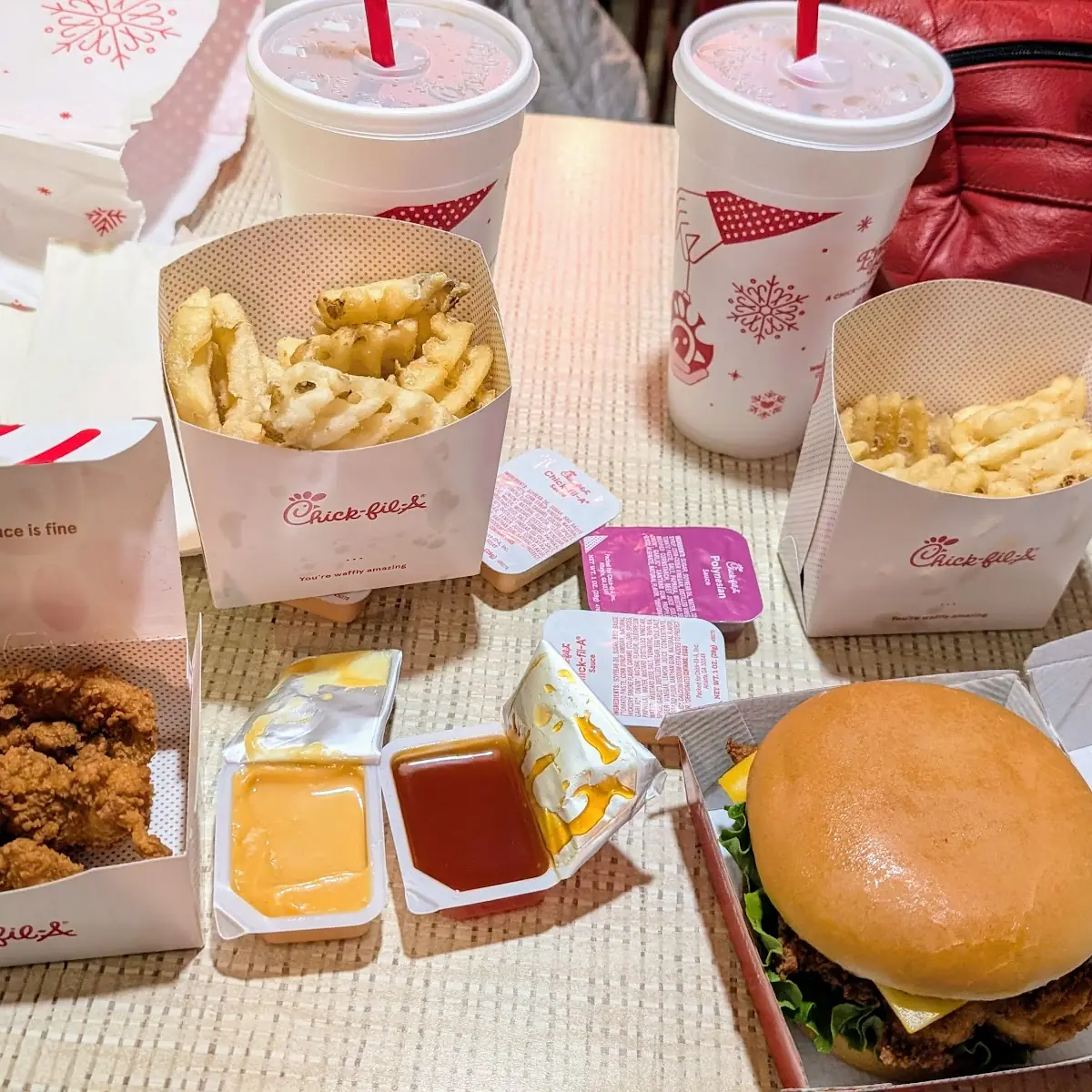Chicken Strips and Chicken Burger