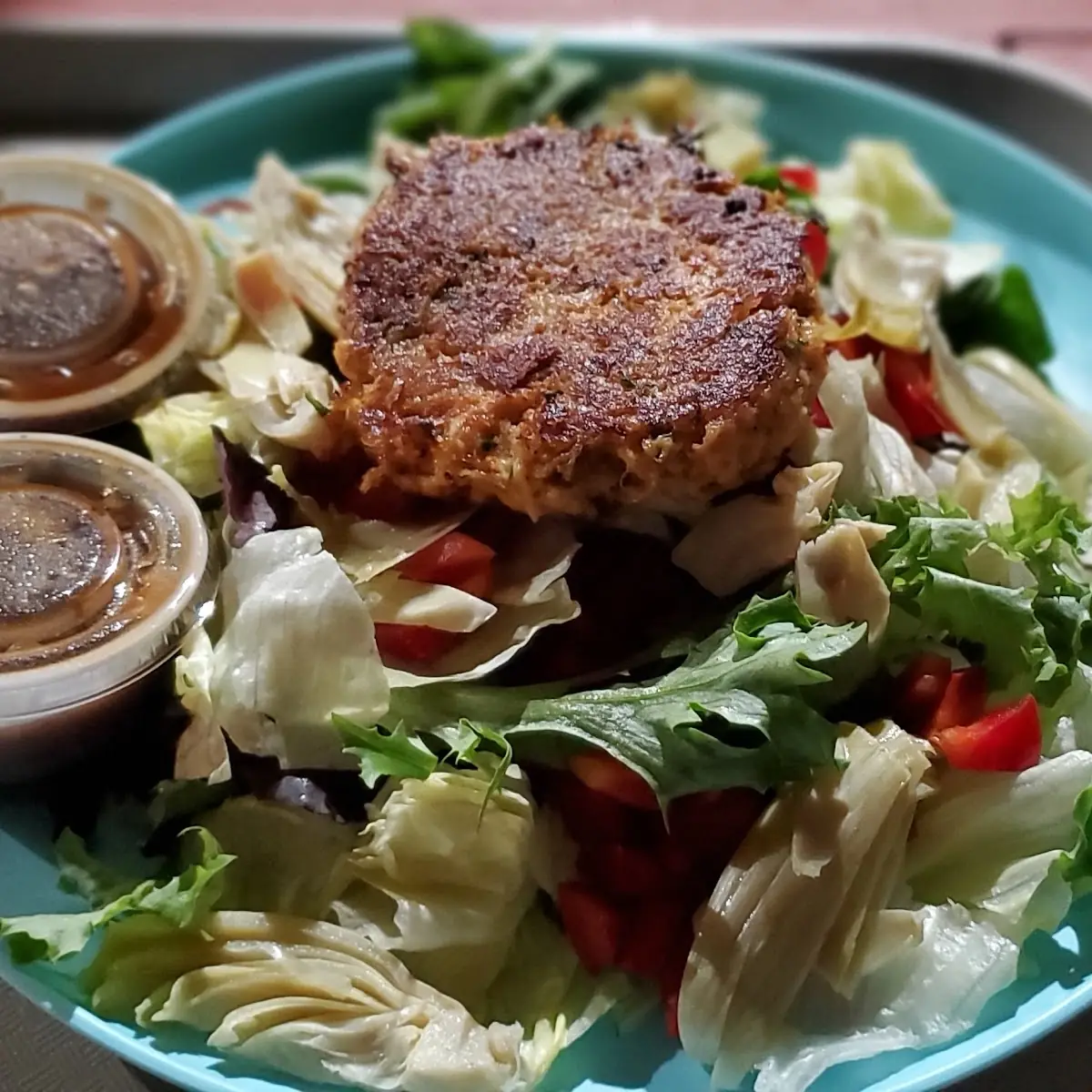 Crab Cake Salad