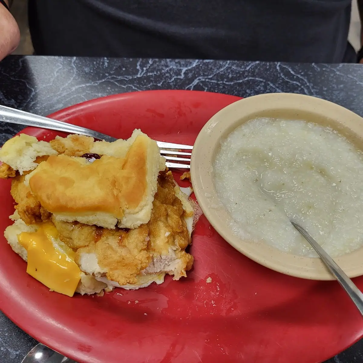 Chicken Egg and Cheese Biscuit