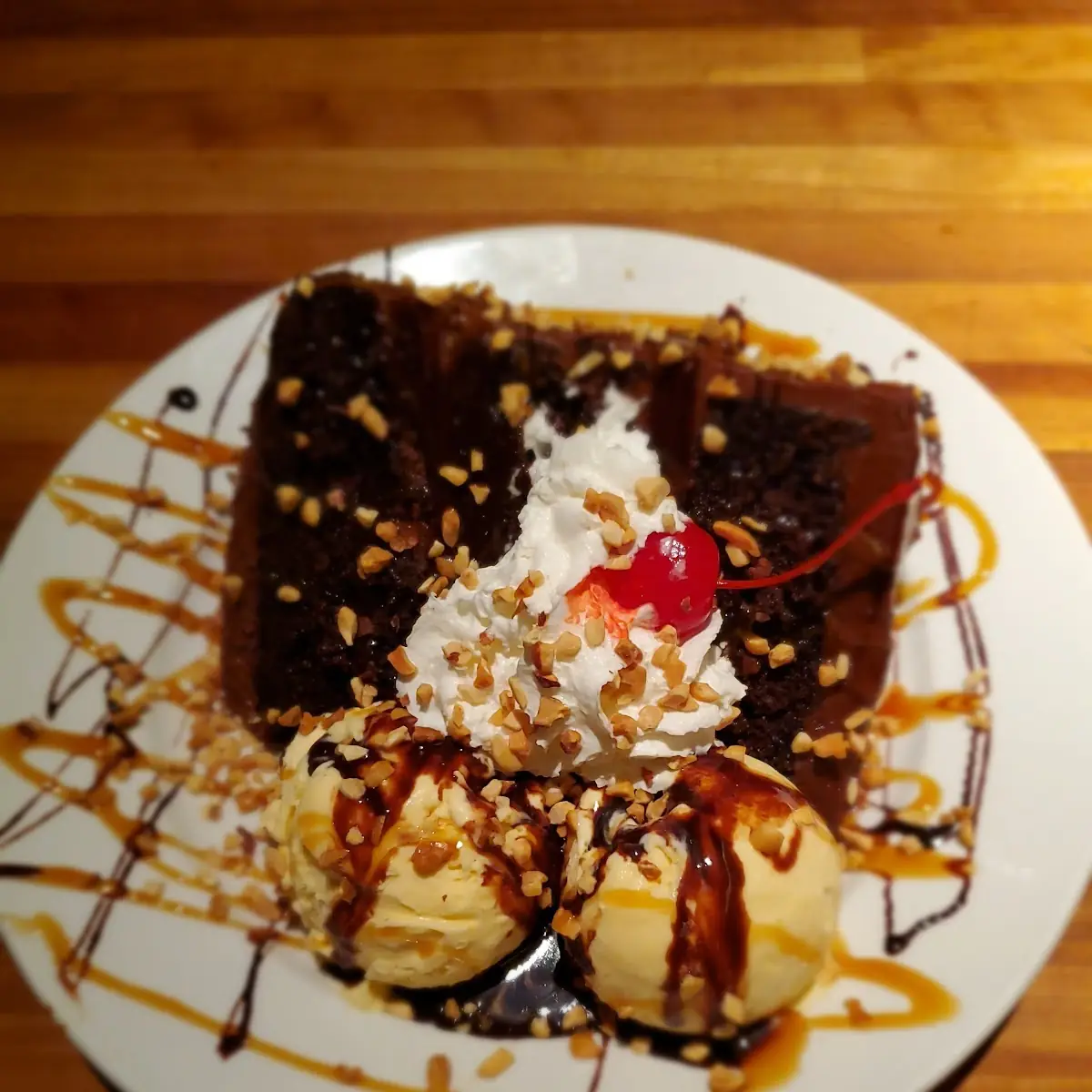 Hot Fudge Cake Sundae