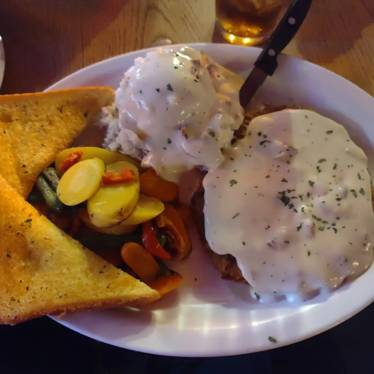 Chicken Fried Steak and Mashed Potatoes