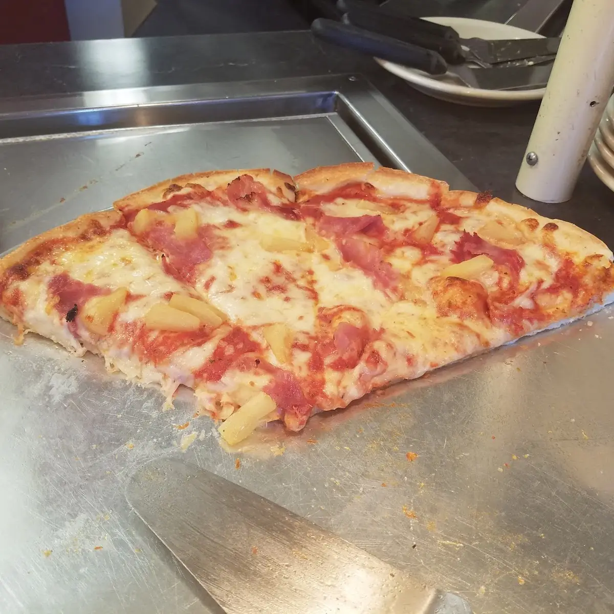 Ham and Cheese Pizza