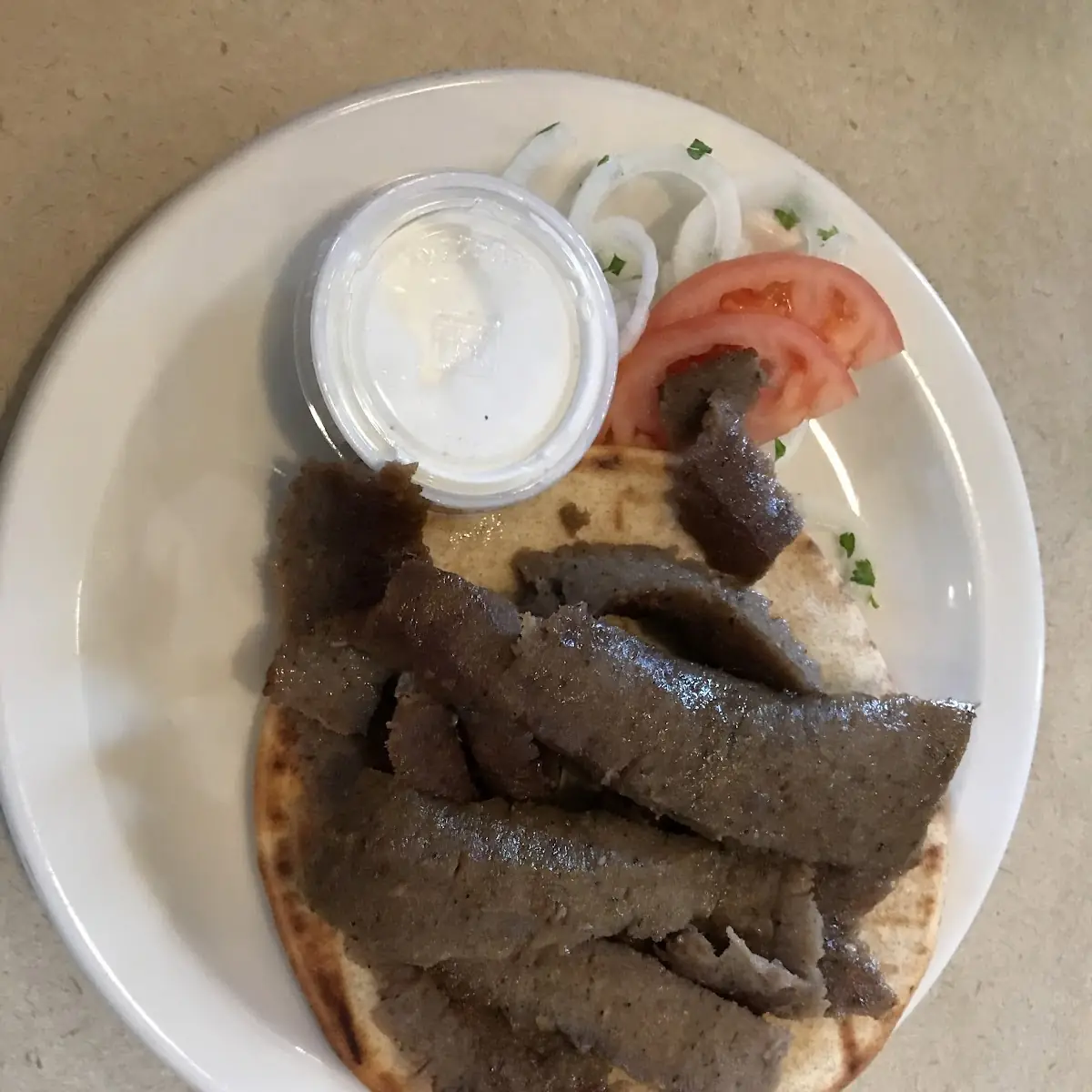 Greek Gyro Sandwich