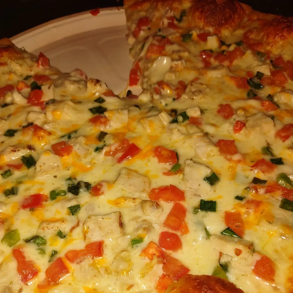 Garlic Chicken Pizza