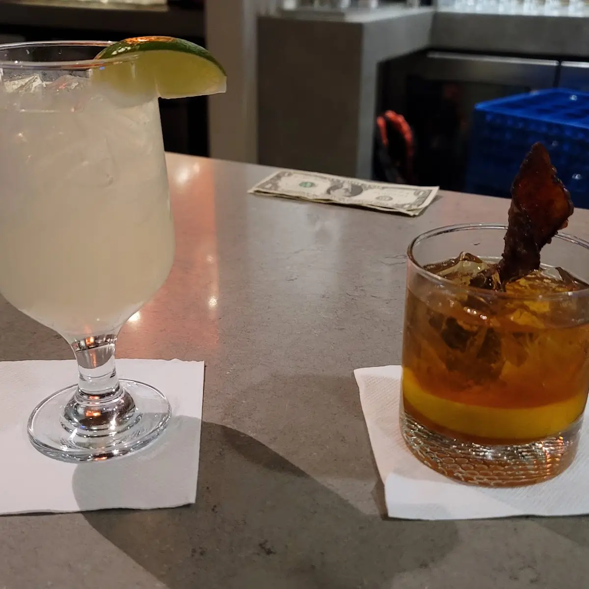 Diva Margherita and Maple Bacon Old Fashioned