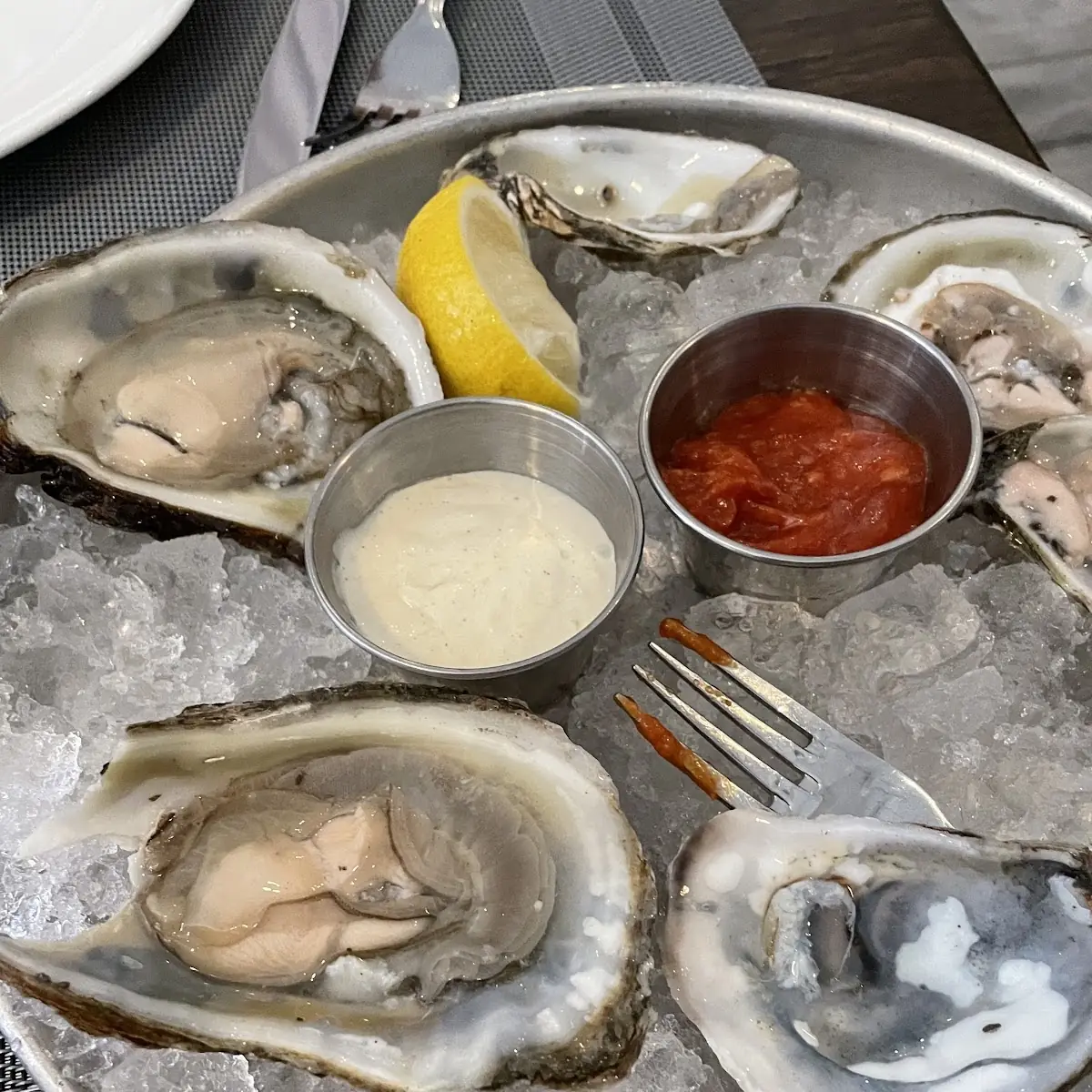 Blue Point Oysters on the Half Shell