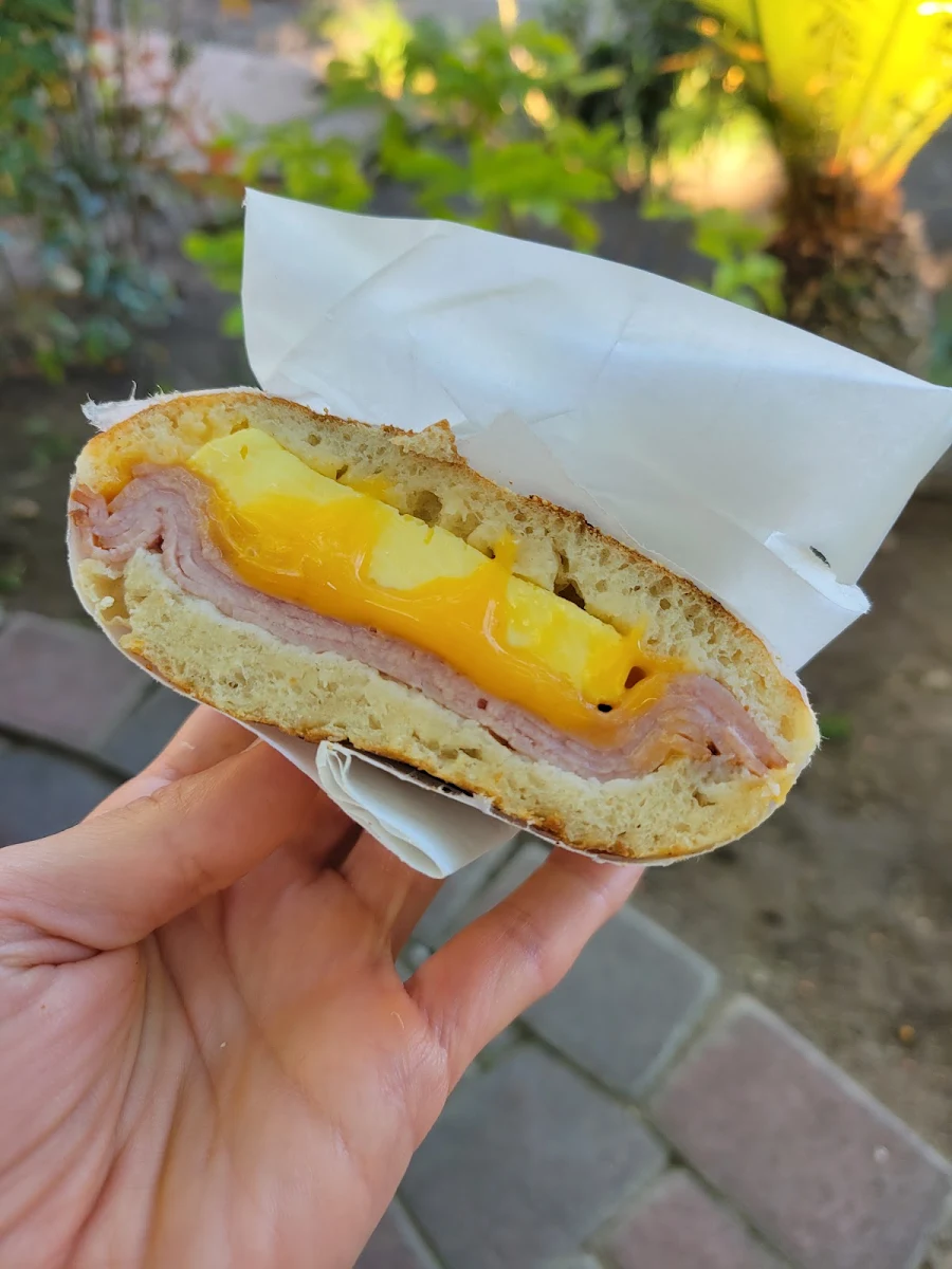 Ham Egg and Cheddar Cheese