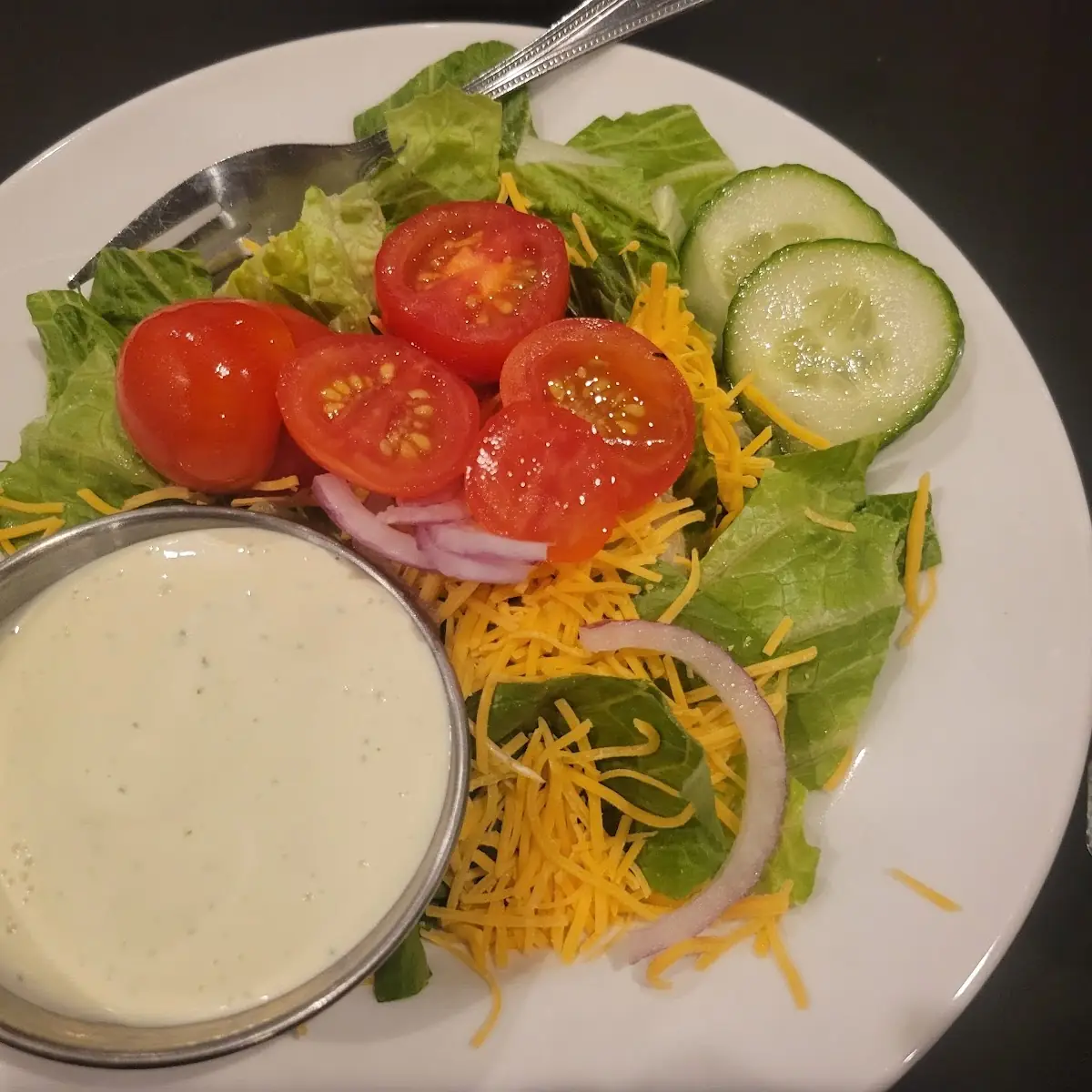 Side Salad with Ranch