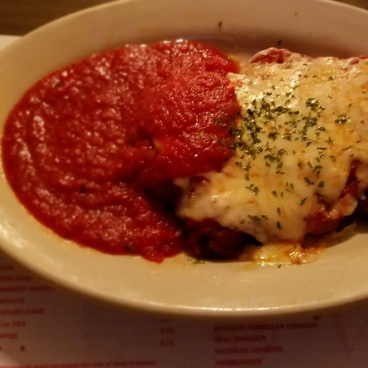 Veal Cutlet Parmigrana