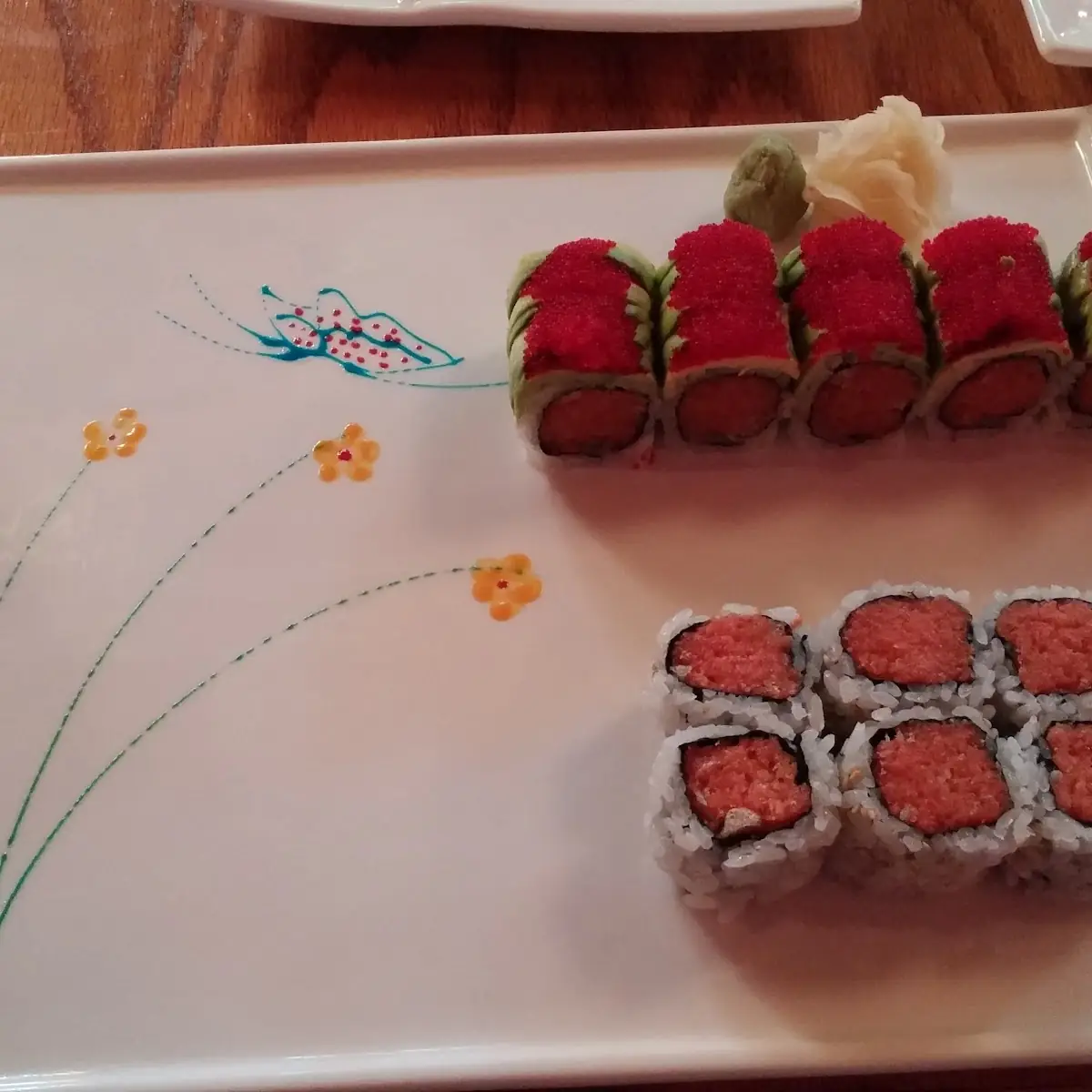 Christmas Roll & Spicy Tuna Roll