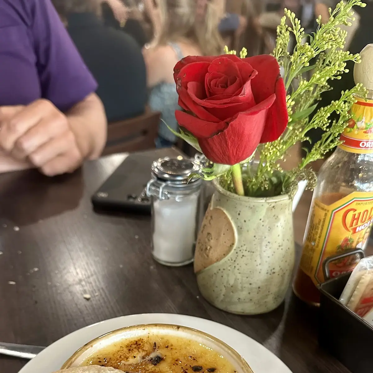 Peach Crème Brûlée