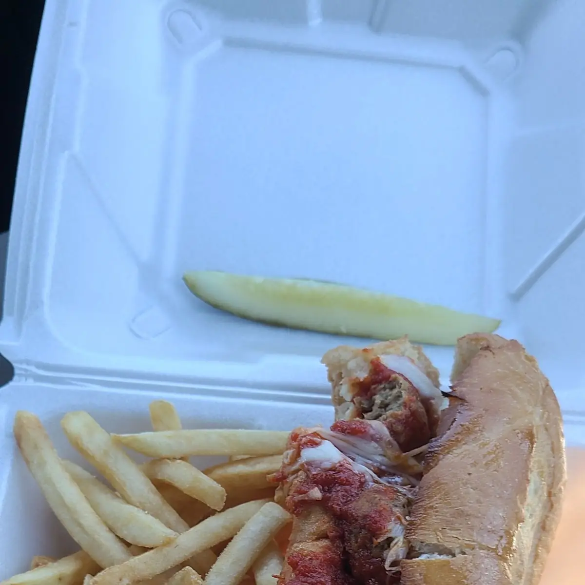 Meatball Sub w Fries