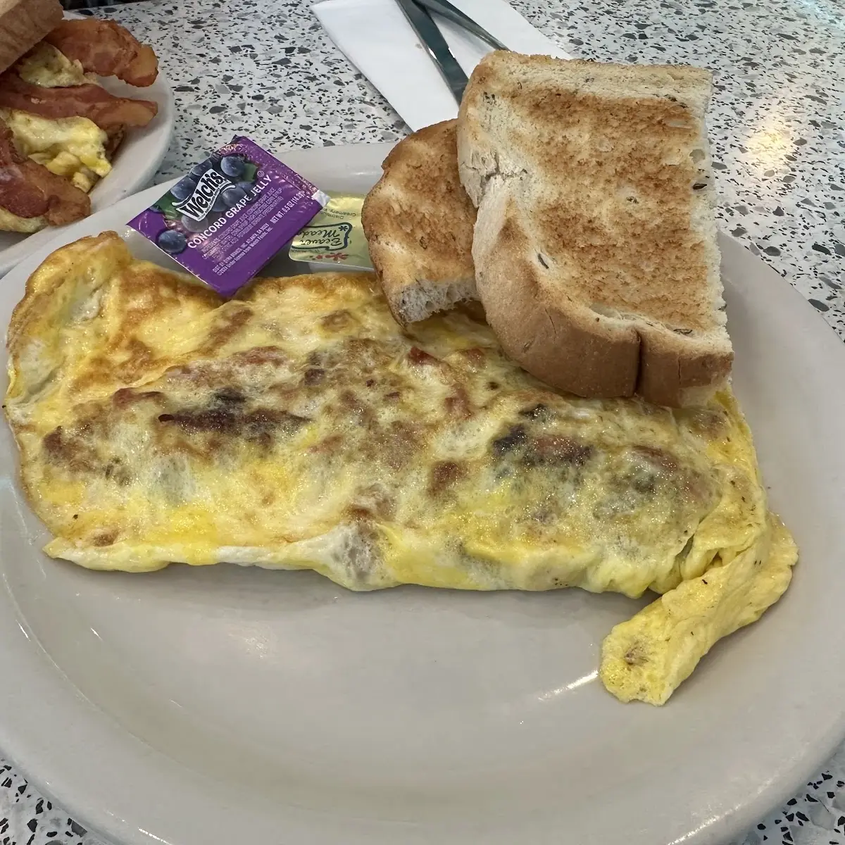 Ham and Cheese Omelette