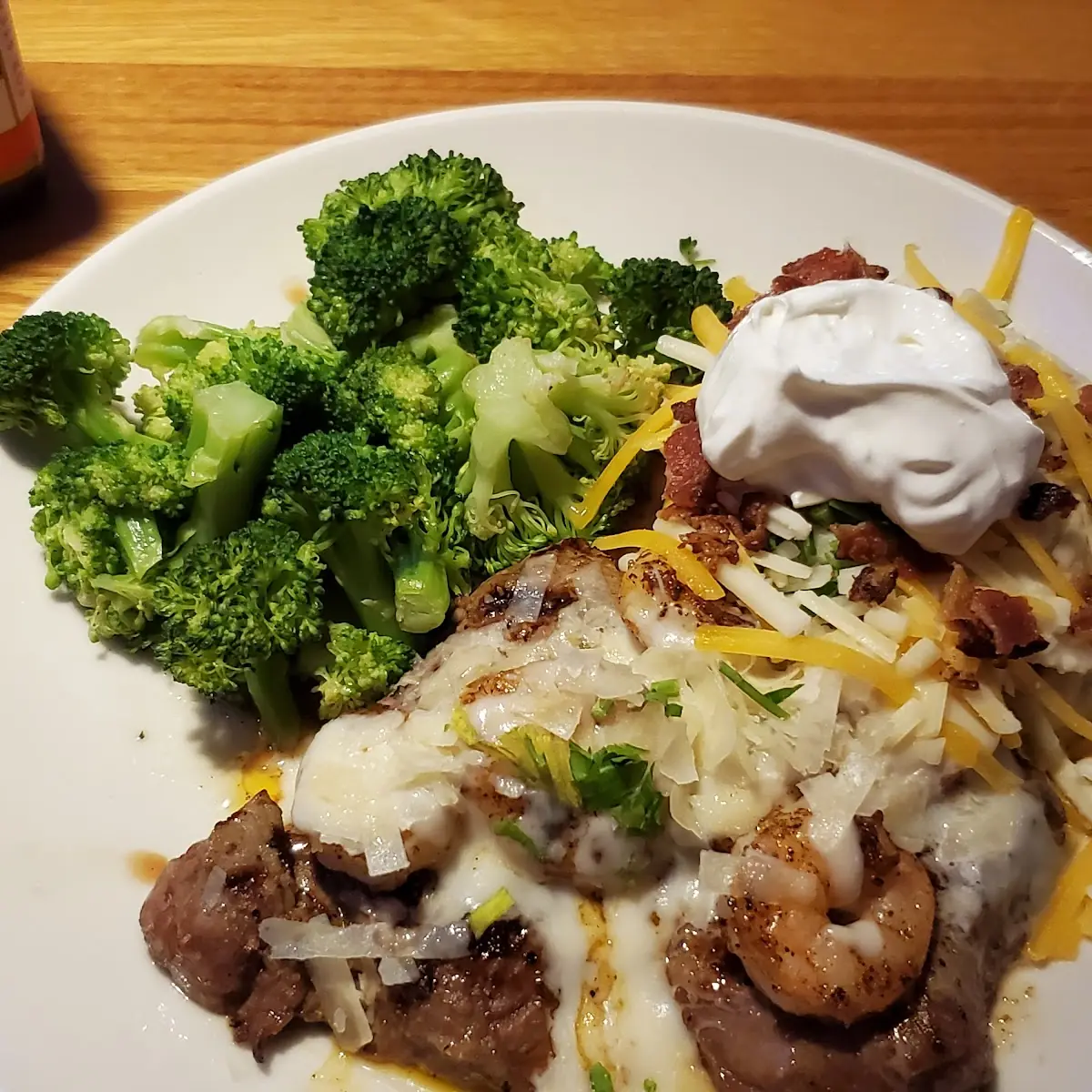 Shrimp 'N Parmesan Sirloin
