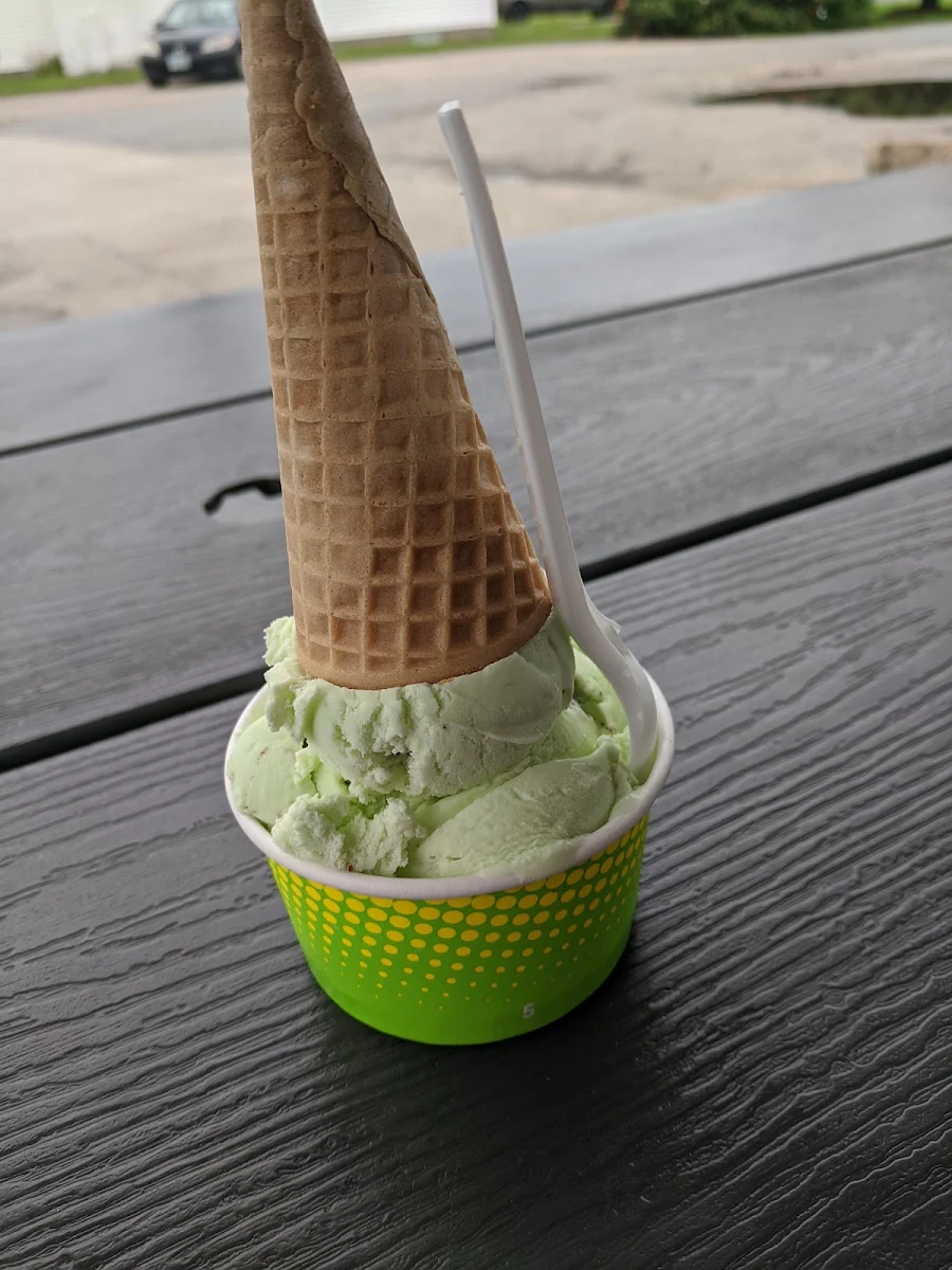 Mint Chip with Sugar Cone