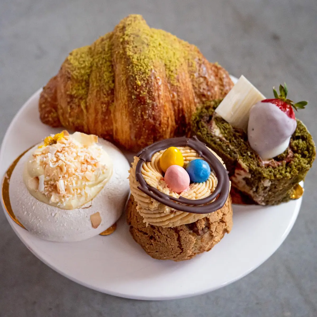Mango Passion Fruit Lychee Croissant