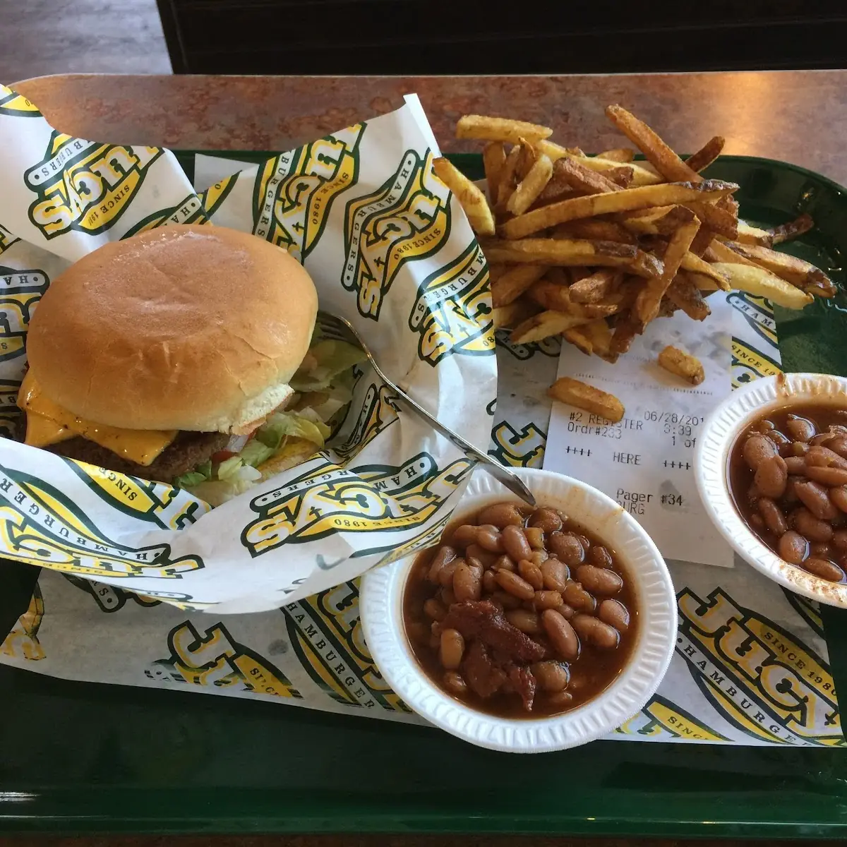 Fries and Baked Beans