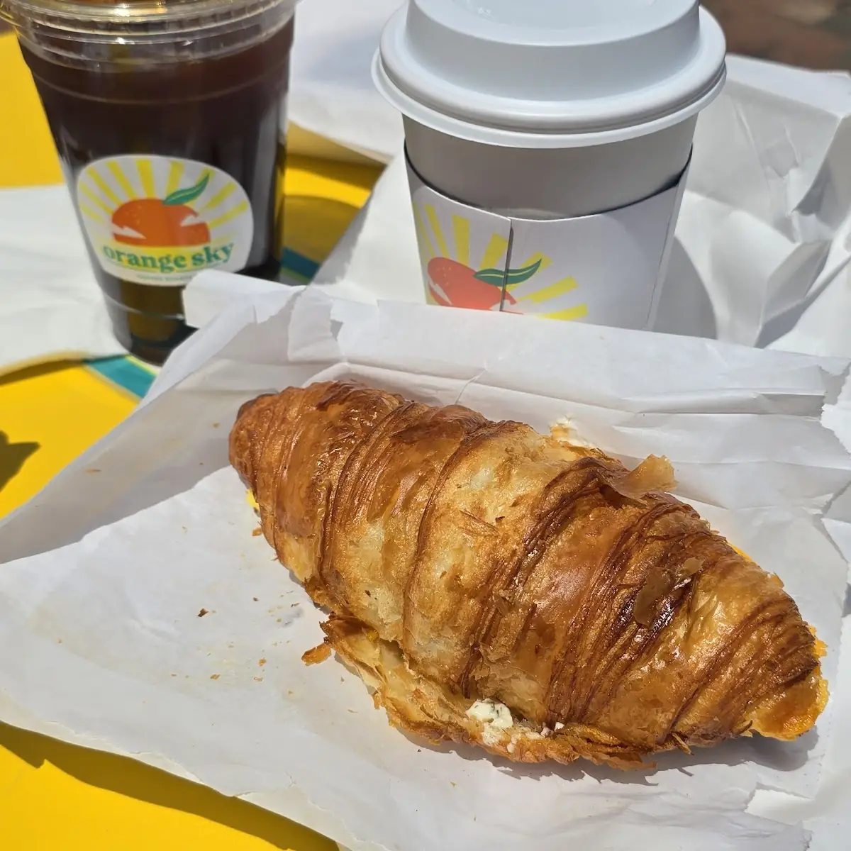 Breakfast Croissant Sandwich