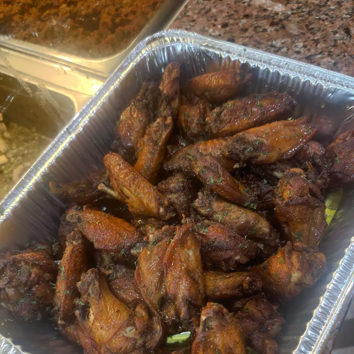 6 Wings and Rice