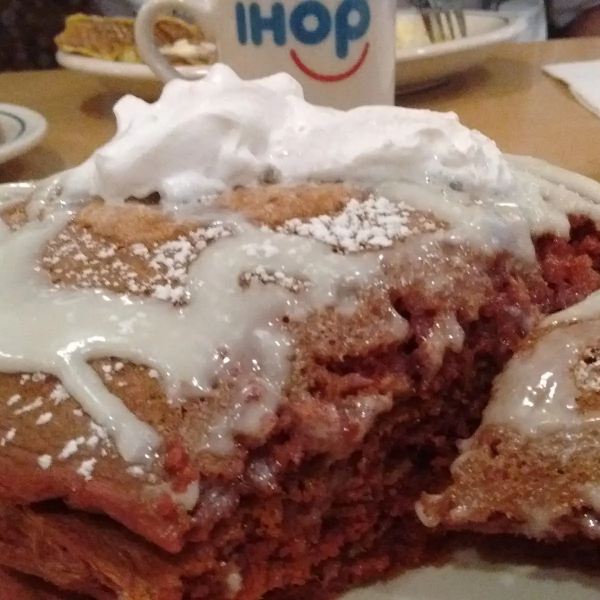 Red Velvet Pancakes and Coffee