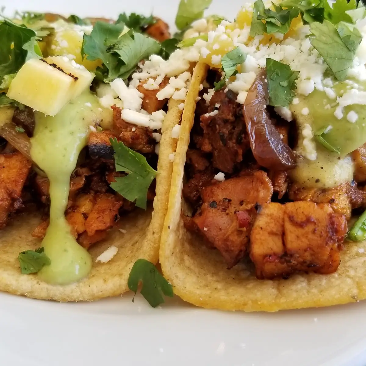 Pastor Chicken Tacos