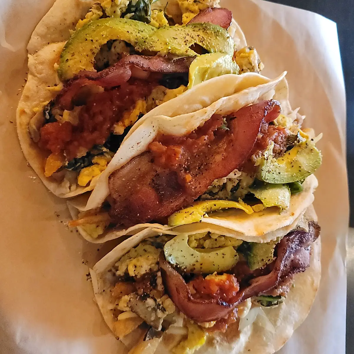 Breakfast Tacos Flour Tortillas