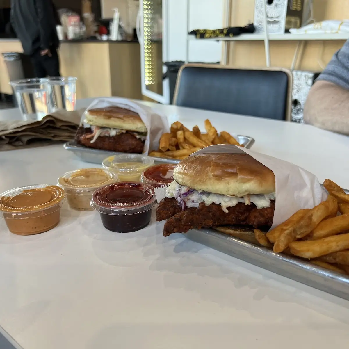 Chicken Sandwich Fry’S Dips