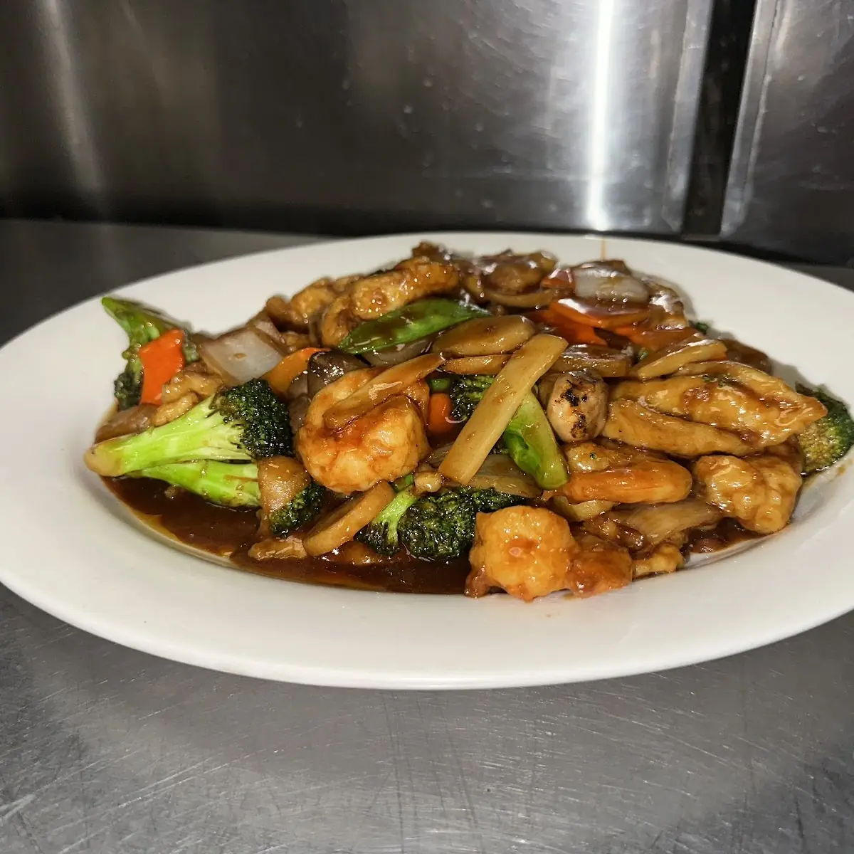 - Hunan Triple Delight
