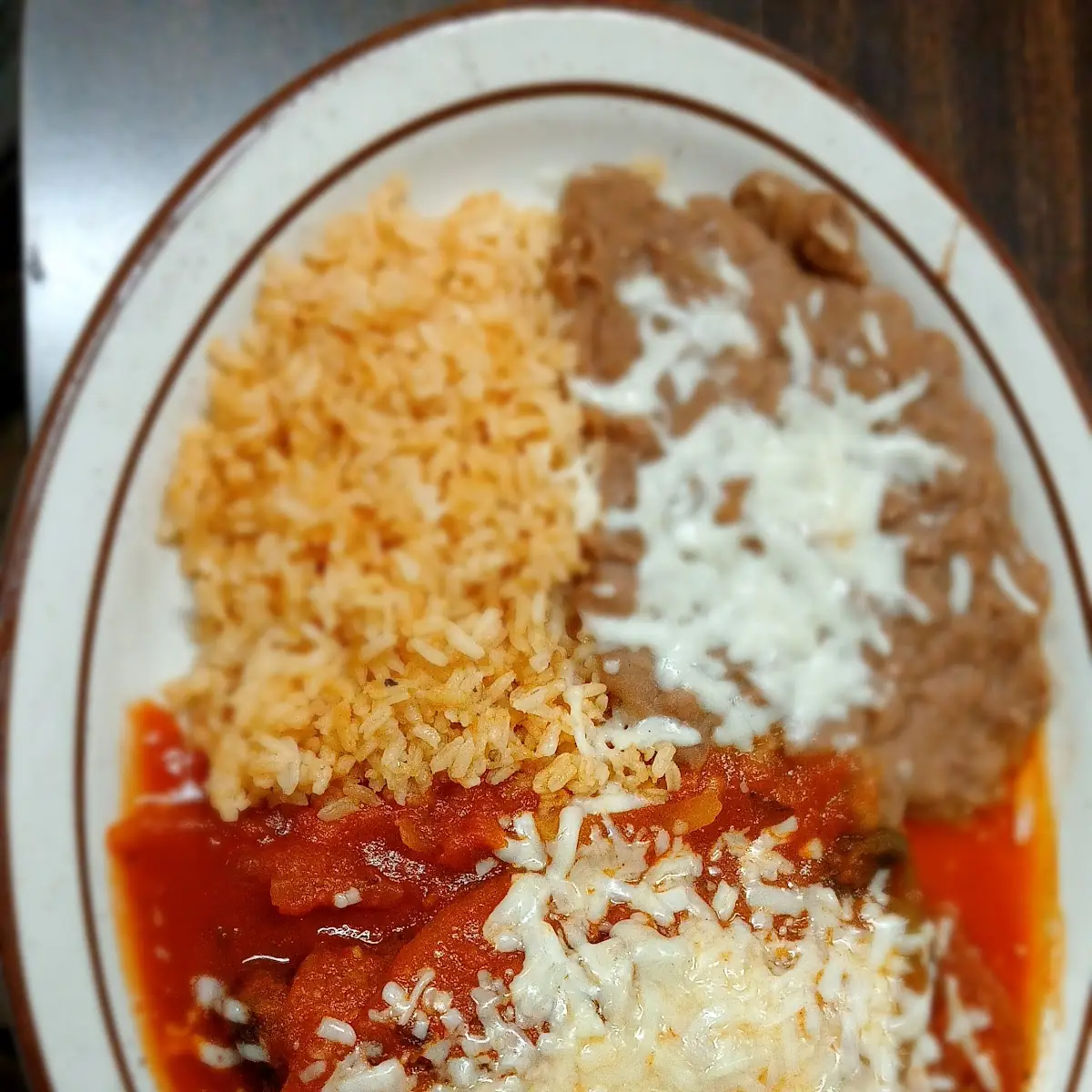 Chile Relleno Plate Stuffed w Ground Beef