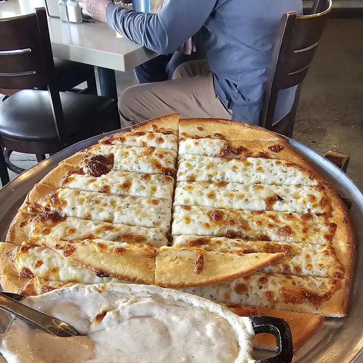 Cheese Sticks with Alfredo