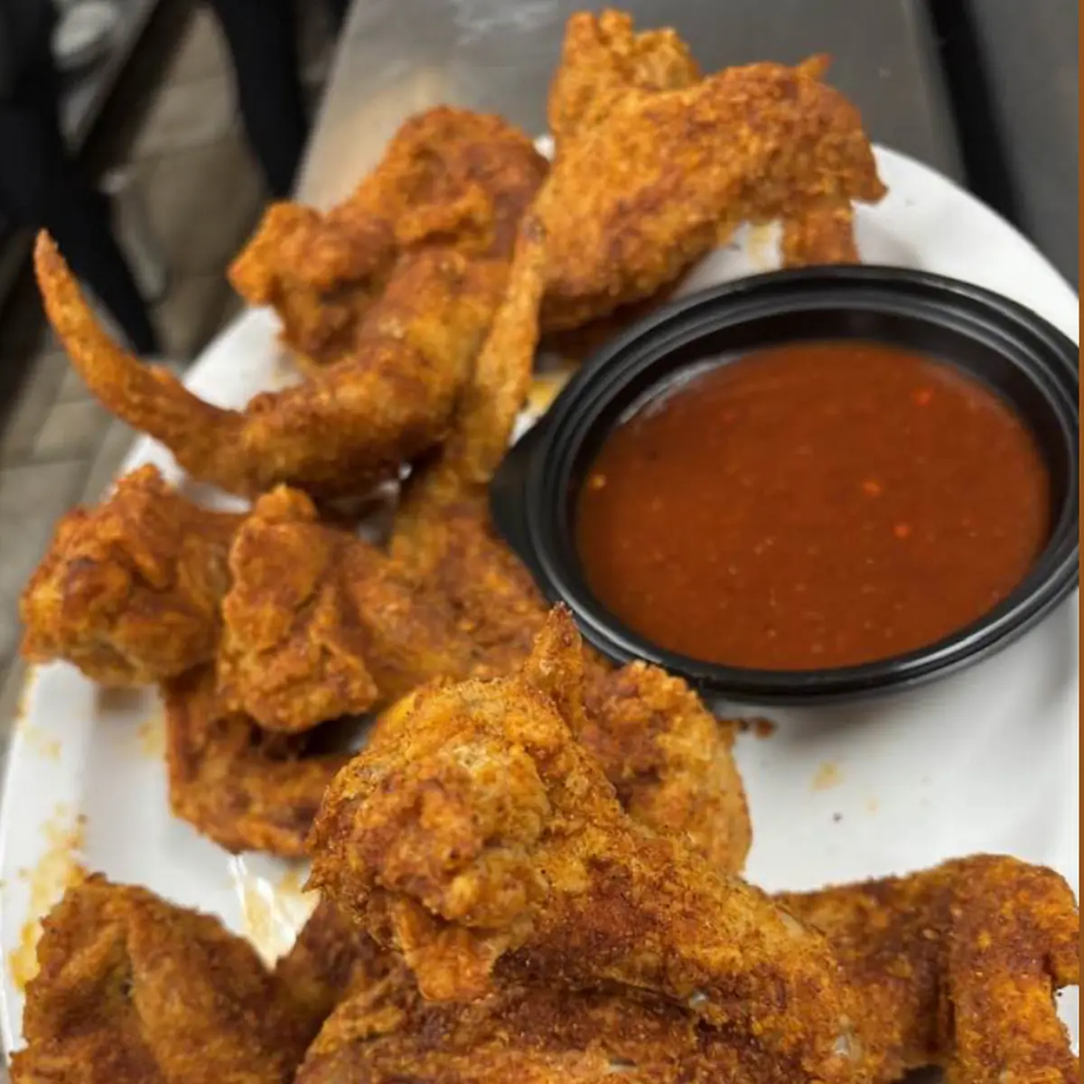 Hot Honey Chicken & Deep Fried Ribs