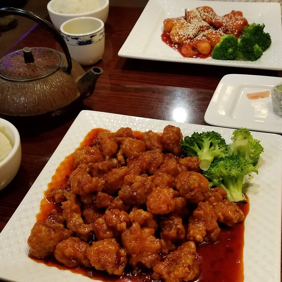 General TSO's Chicken California Roll