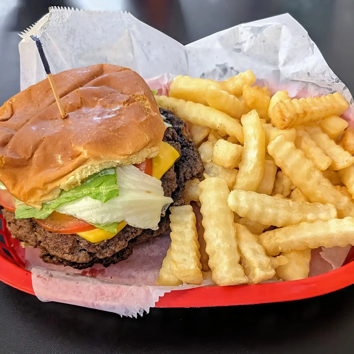 Double Cheeseburger with Fries