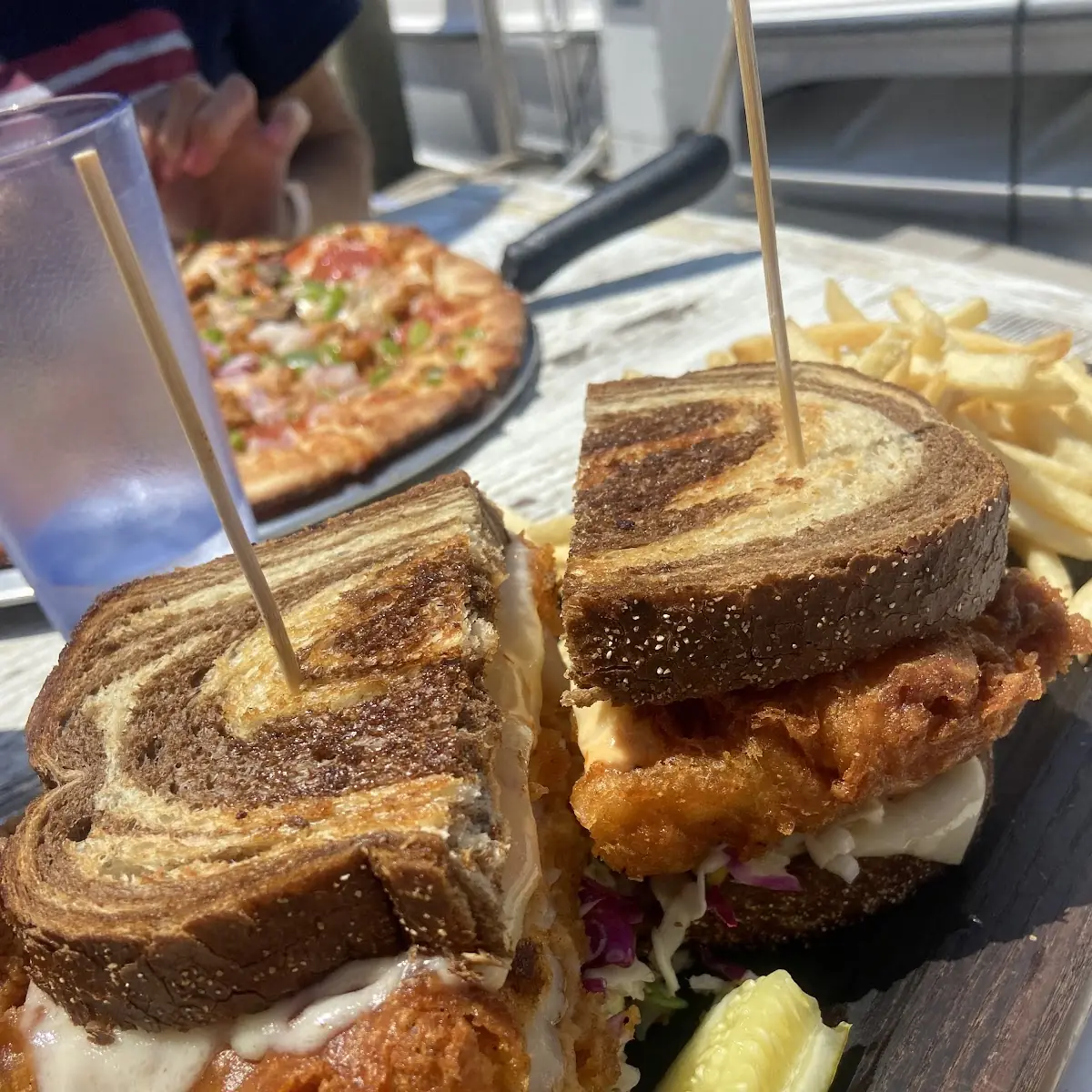 Grouper Reuben Sandwich