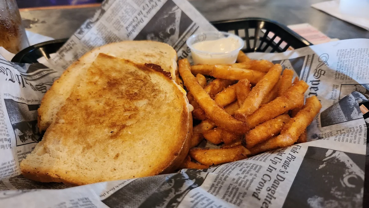 Grilled Cheese Sandwich with Fried