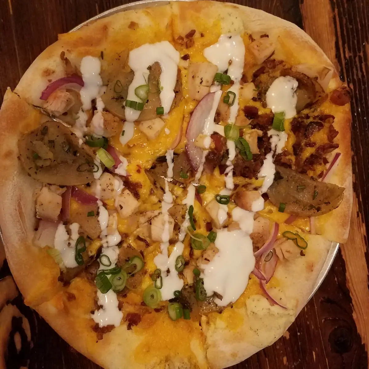 Loaded Baked Potato Pizza