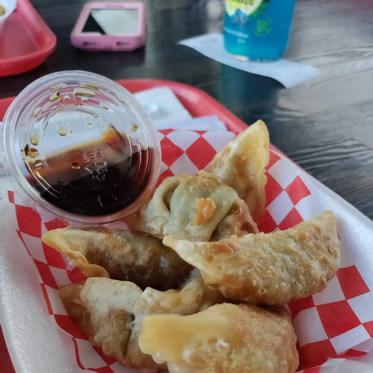Ramen with Fried Dumplings