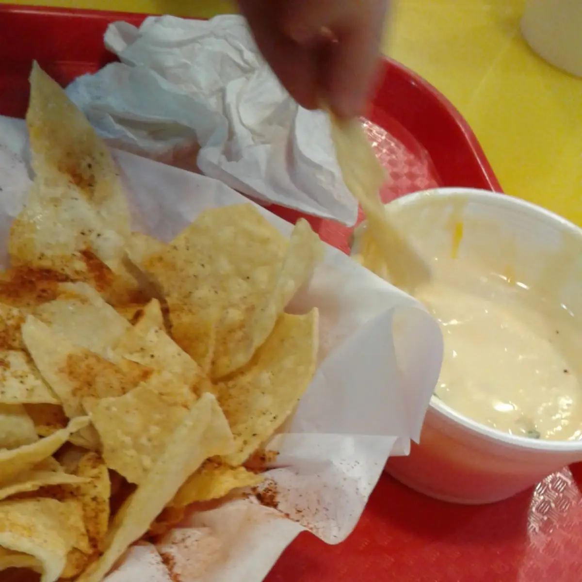 Large Chips & Queso