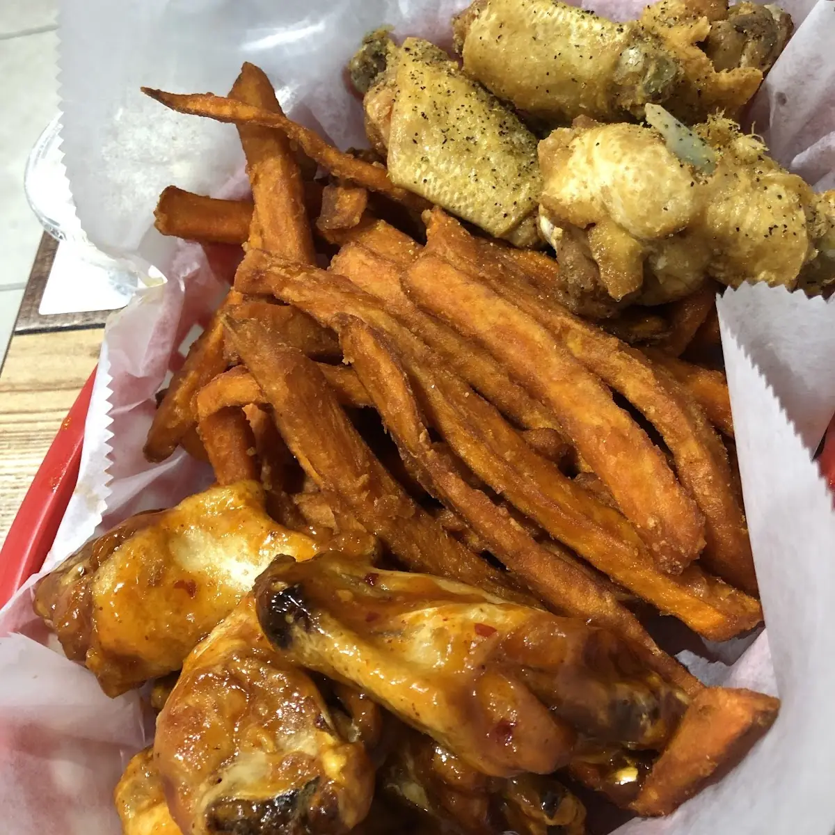Mango Habanero and Lemon Pepper Wings